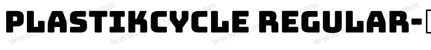 Plastikcycle Regular字体转换